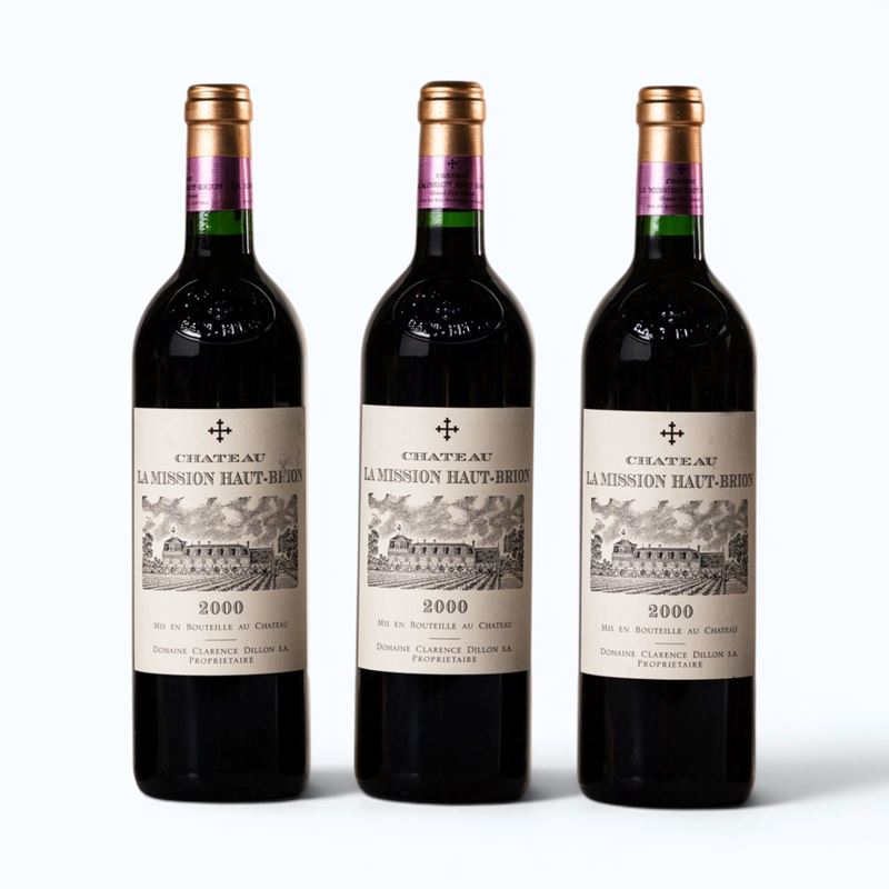 Pessac-Léognan, Château La Mission Haut-Brion, 2000, 3 bottiglie