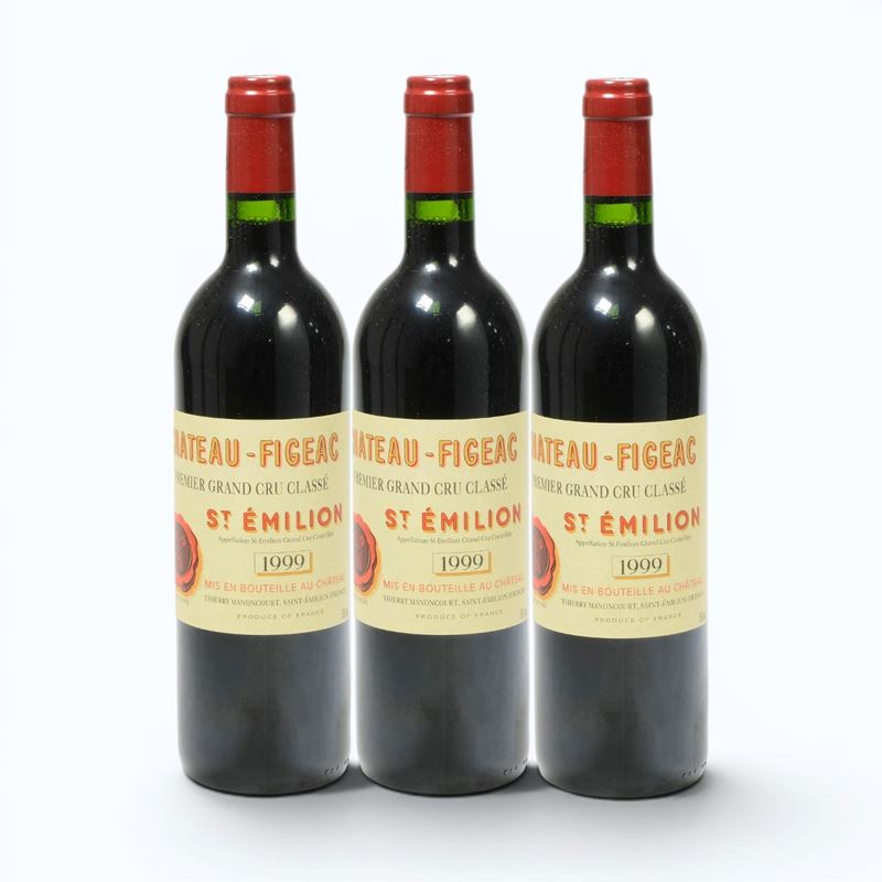 Château Figeac, Saint-Émilion, 1999 (confezione da 3 bottiglie)