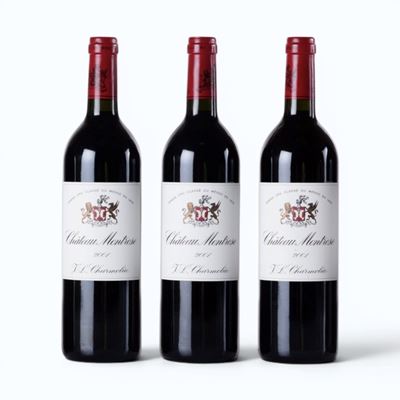 Bordeaux, Saint-Estèphe Château Montrose 2001, 3 bottiglie