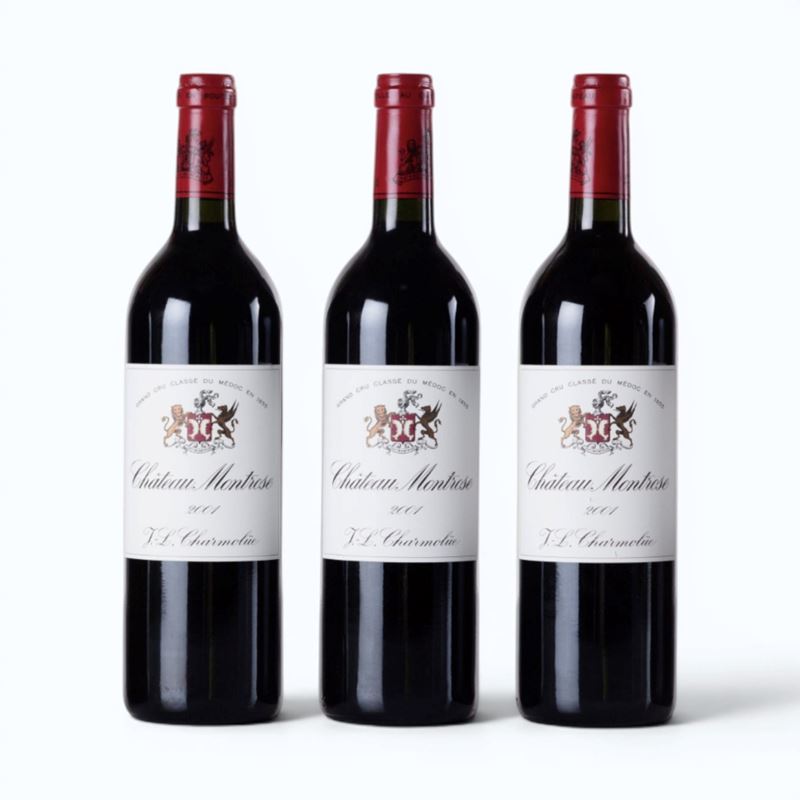 Château Montrose, Saint-Estèphe 2001, 3 bottiglie