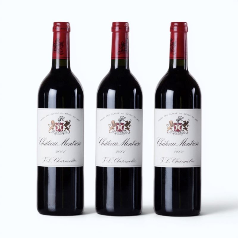 Château Montrose, Saint-Estèphe, 2001 (3 bottiglie)