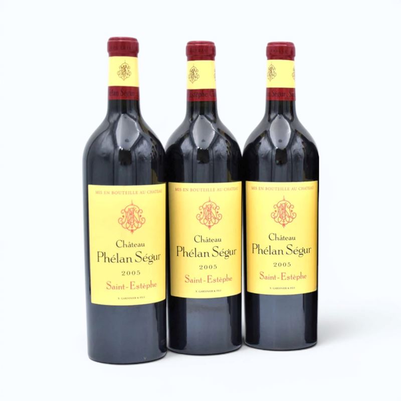 Saint-Estèphe Château Phélan-Ségur, 2005 (3 bottiglie)
