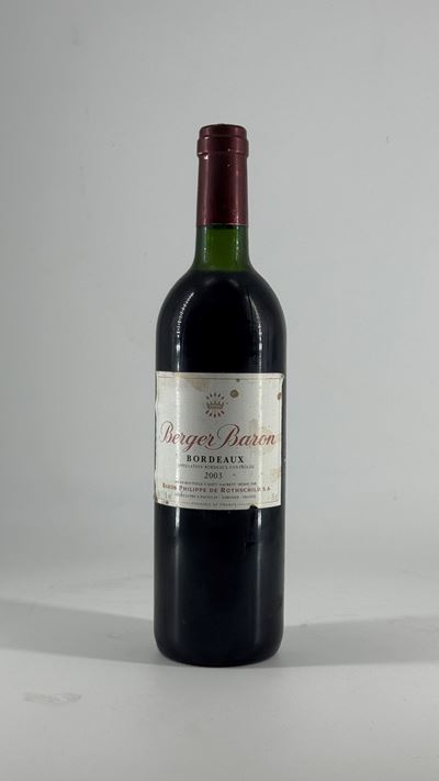 Berger Baron Rothschild, Bordeaux Blend 2003