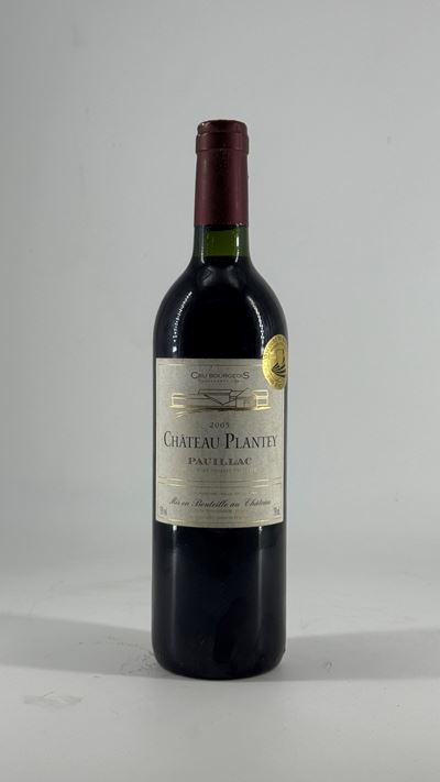Bordeaux, Pauillac Château Plantey 2005 (1 bottiglia)