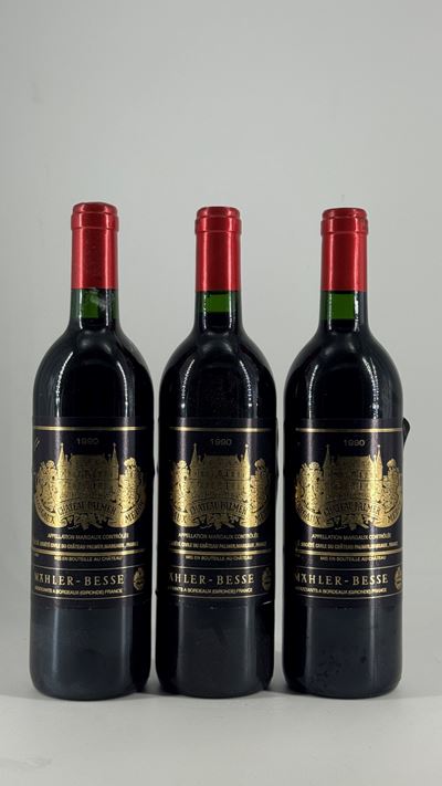 Margaux Château Palmer, 1990, 3 bottiglie