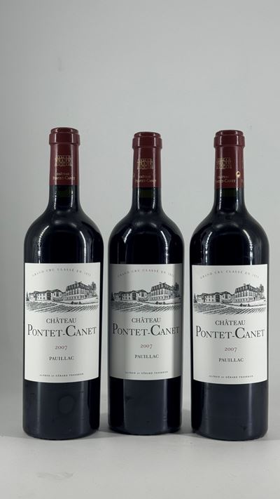 Château Pontet-Canet, Pauillac 2007 (3 bottiglie)