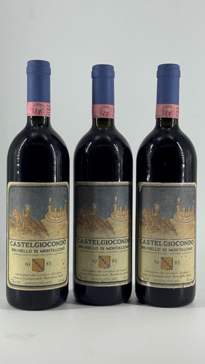 Frescobaldi, Brunello di Montalcino Castelgiocondo 1985 (3 bottiglie)