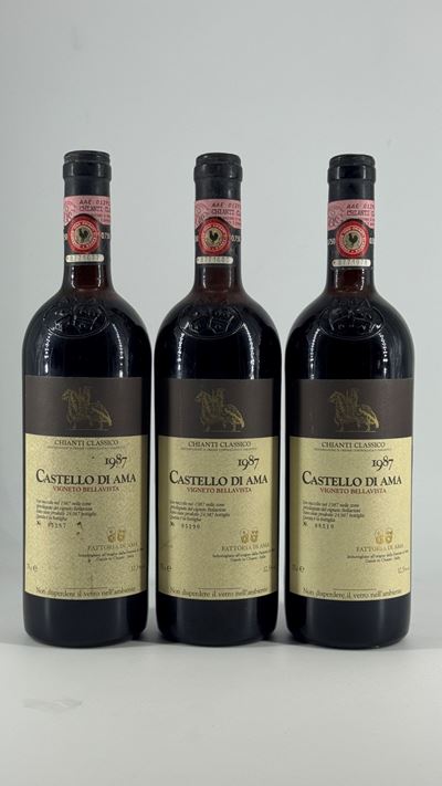 Chianti Bellavista Castello di Ama, 1987 – 3 bottiglie