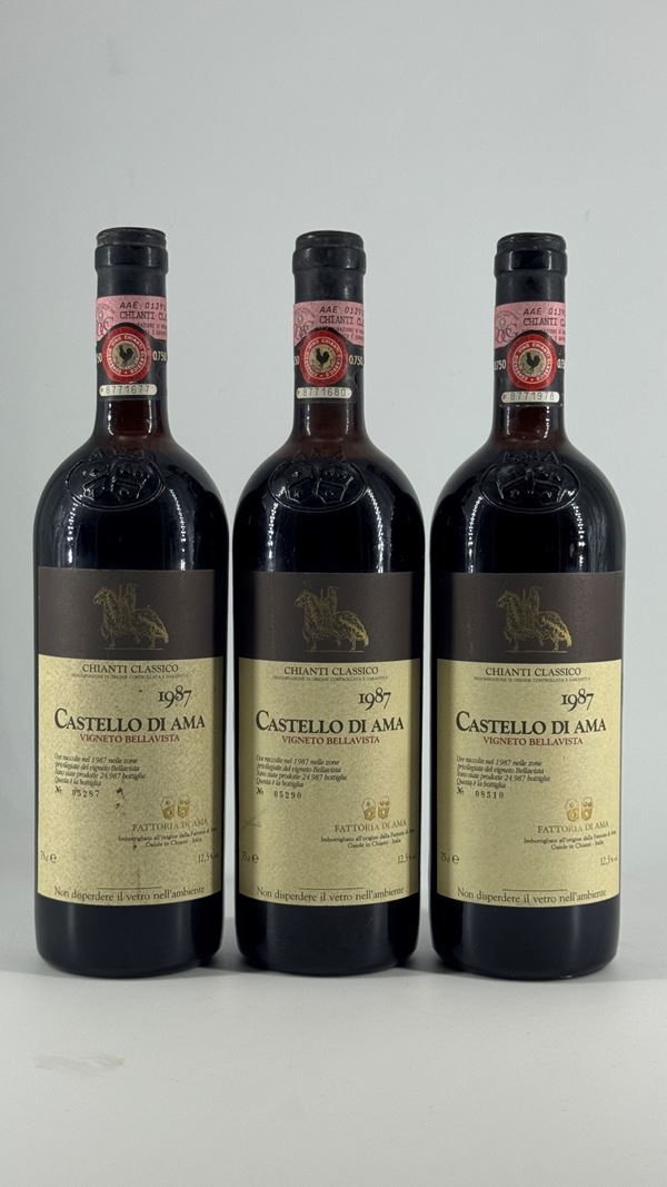 Chianti Bellavista Castello Di Ama 1987 3 Bot
