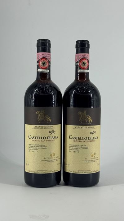 Chianti Classico, San Lorenzo Castello di Ama, 1987, 2 bottiglie