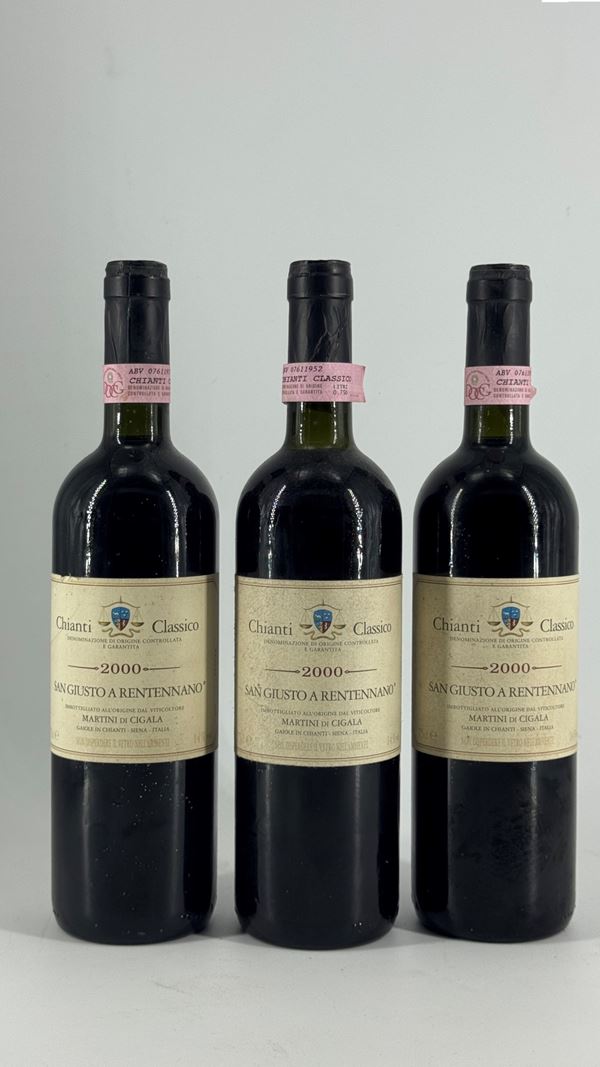Chianti  San Giusto A Rentennano 2000 3 Bot