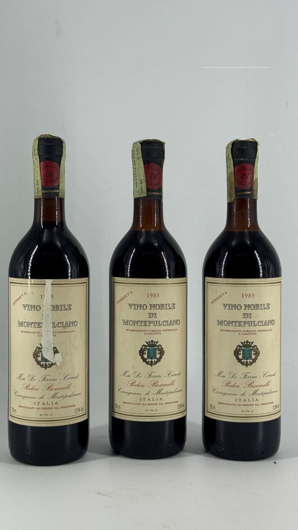 Nobile Di Montepulciano Riserva  Boscarelli 1983 3 Bot
