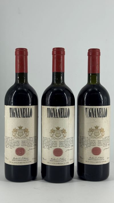 Tignanello Antinori, 1983, 3 bottiglie