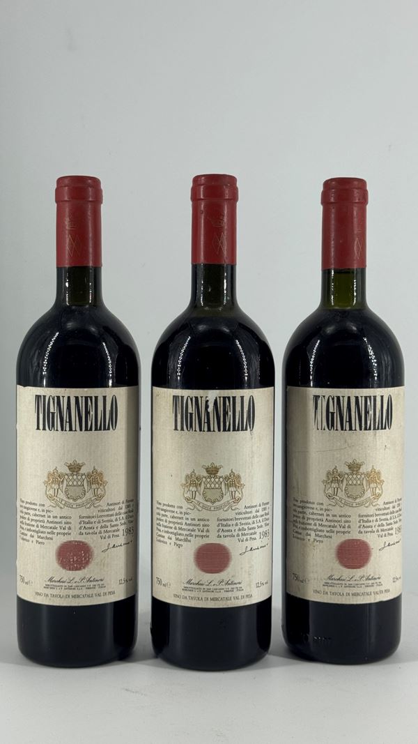 Tignanello Antinori 1983 3 Bot