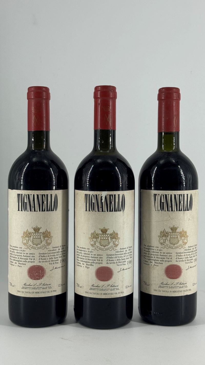 Tignanello Antinori, 1983, 3 bottiglie