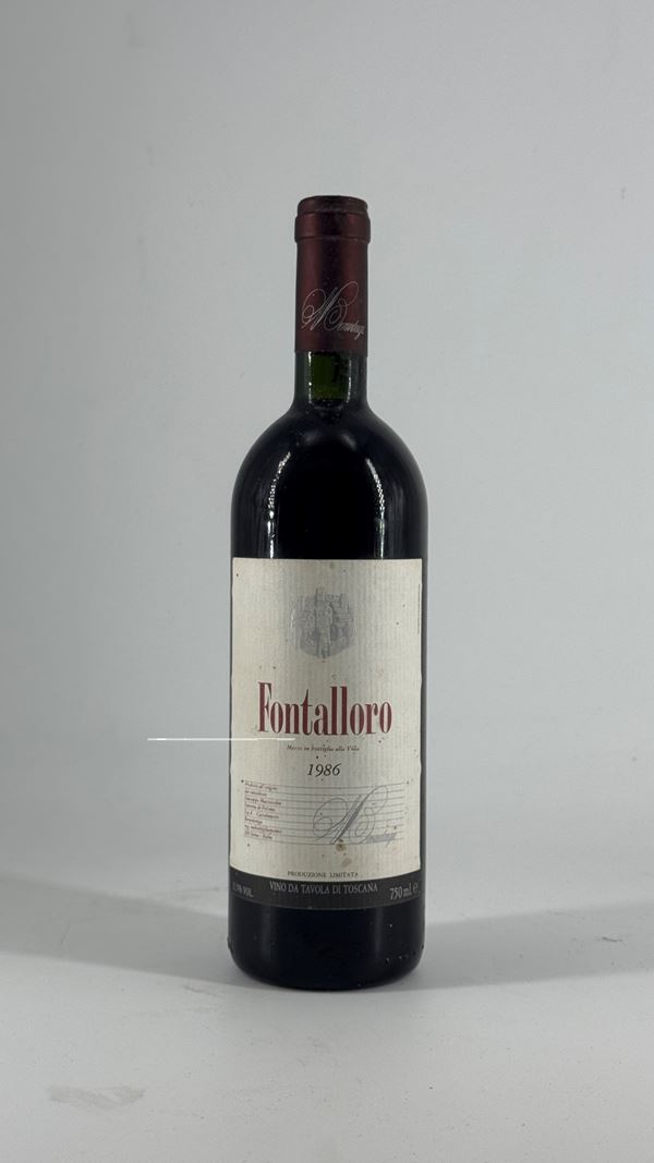 Super Tuscan / Sangiovese Fontalloro Felsina 1986 1 Bot