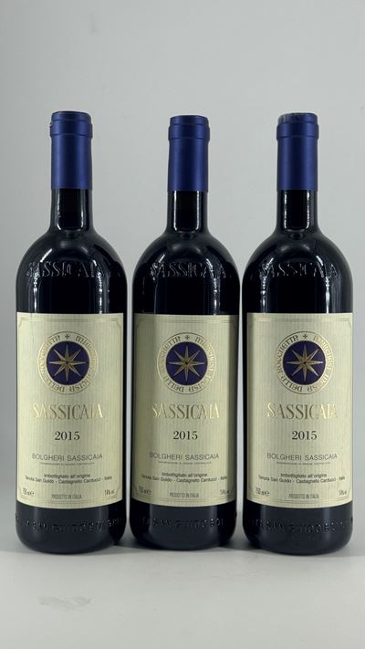 Sassicaia 2015, 3 bottiglie