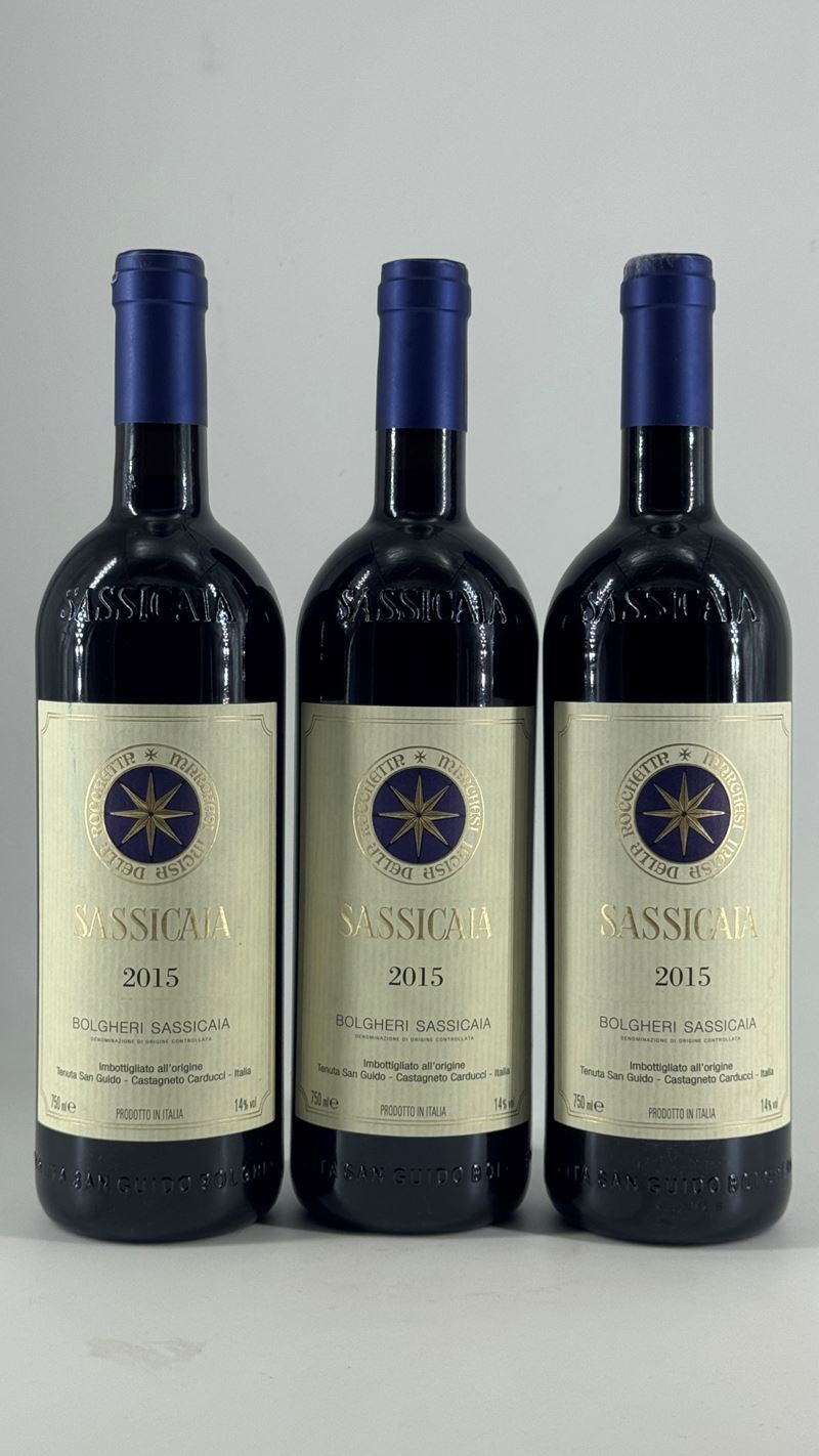 Sassicaia 2015, 3 bottiglie