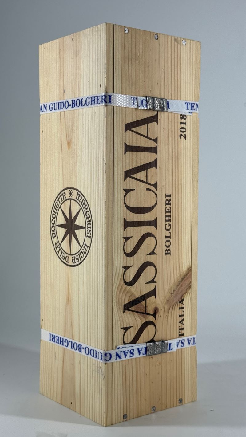 Vino Sassicaia 2018, 1 magnum