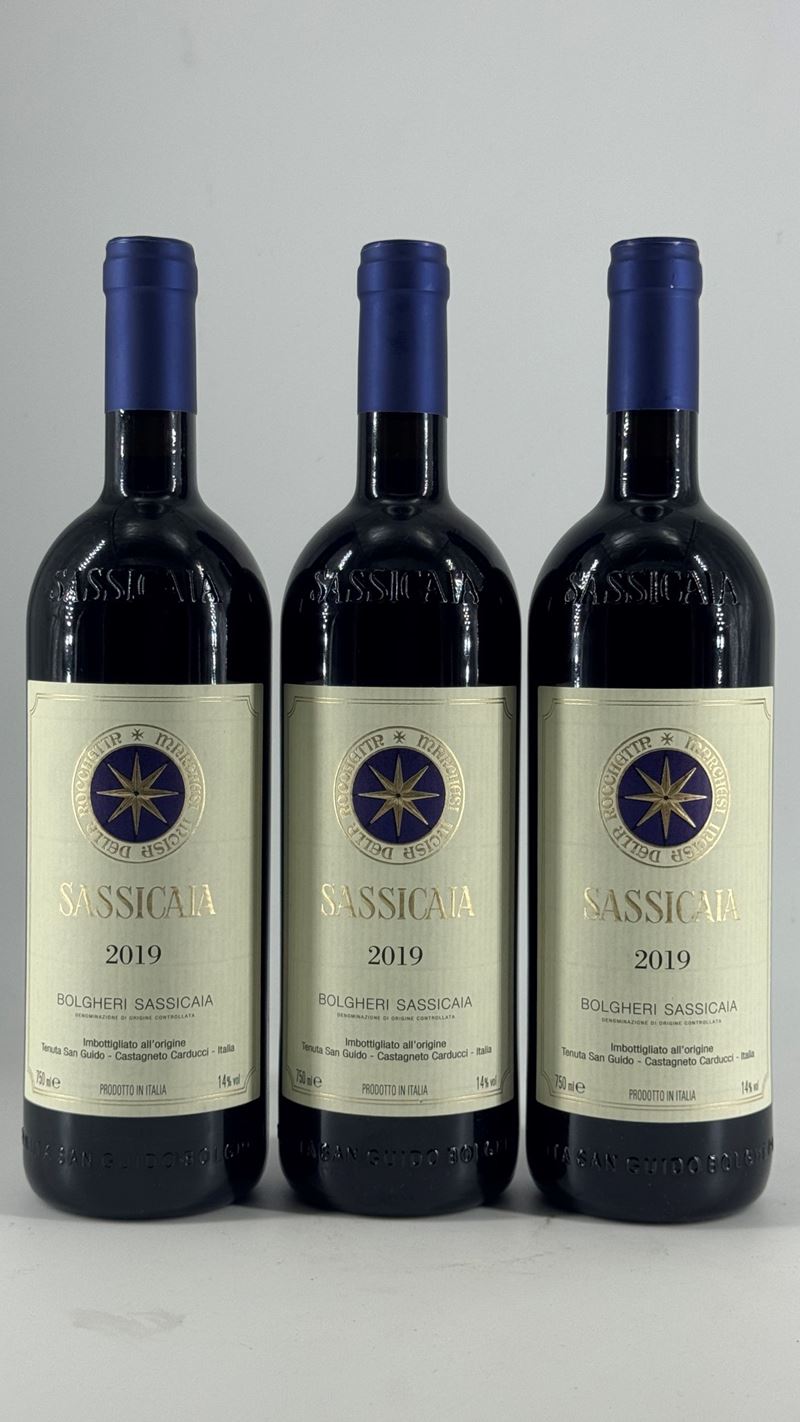 Sassicaia, 2019 (3 bottiglie) — senza riserva