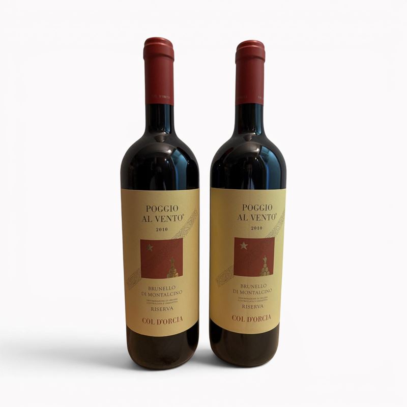 Brunello di Montalcino Riserva Poggio Al Vento e Col d'Orcia, 2010, 2 bottiglie