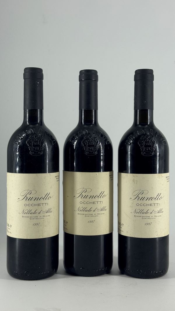 Langhe Red Occhetti Prunotto 1997 3 Bot