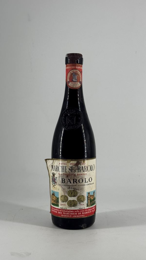 Barolo  Marchesi Di Barolo 1964 1 Bot