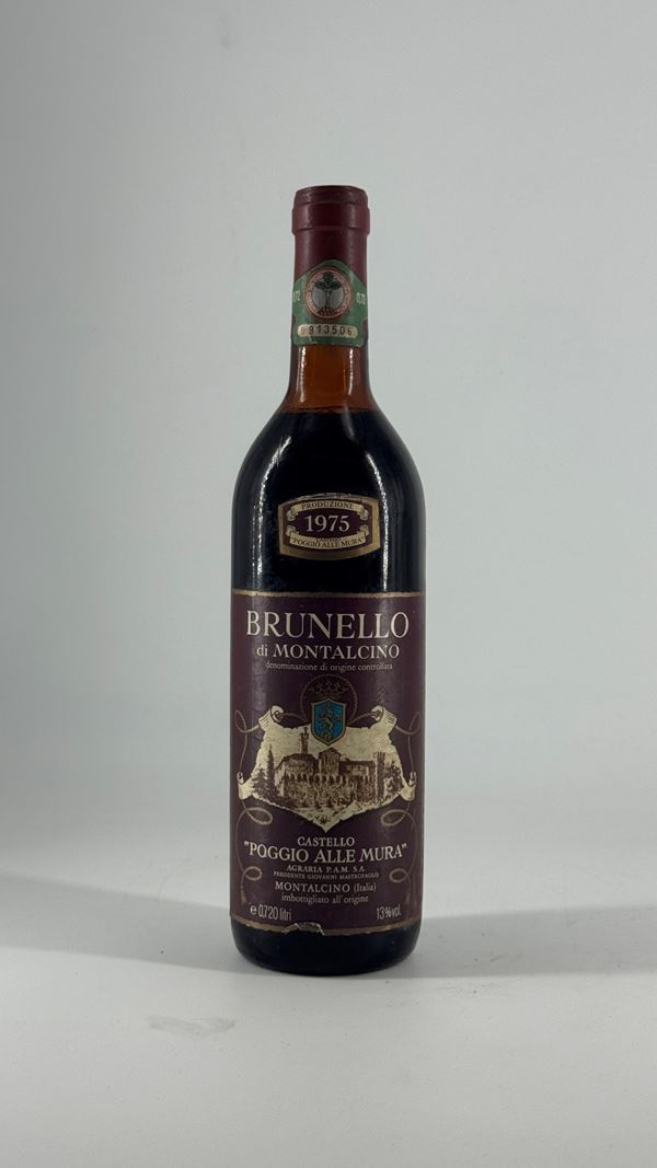 Brunello Di Montalcino  Poggio Alle Mura 1975 1 Bot