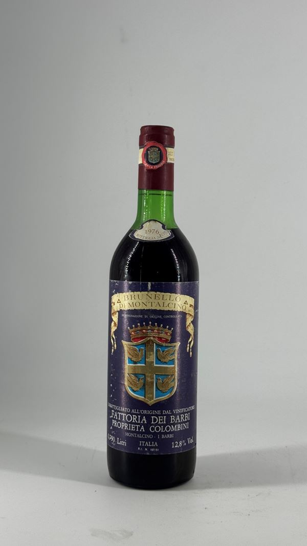 Brunello Di Montalcino  Barbi 1976 1 Bot