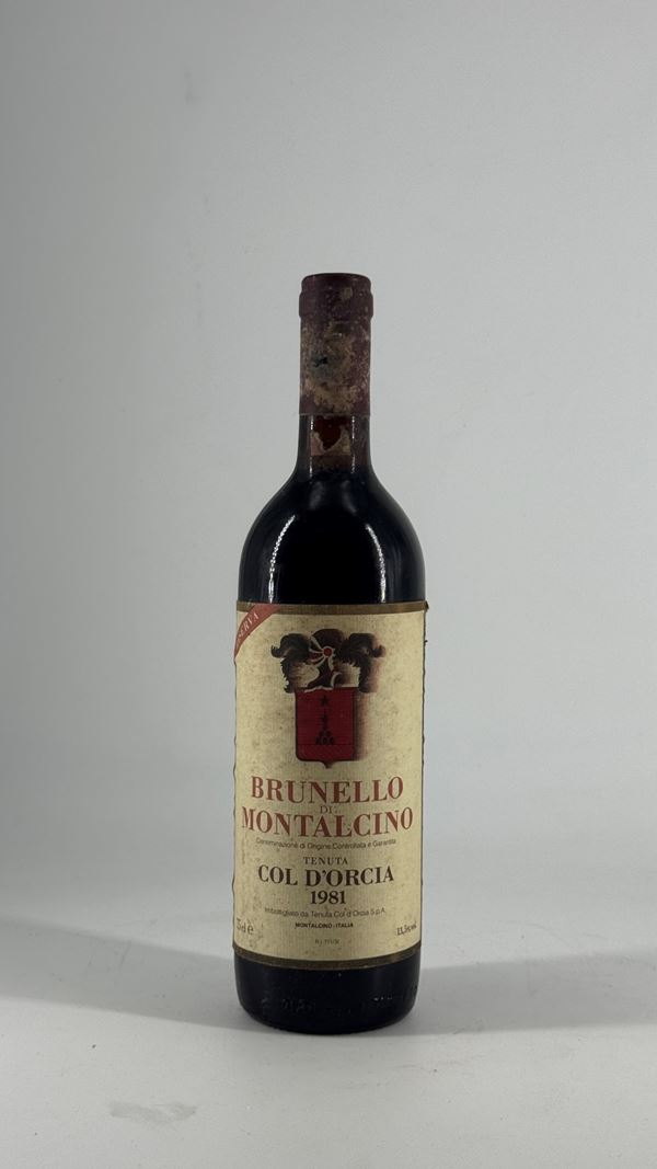 Brunello Di Montalcino  Col D'Orcia 1981 1 Bot