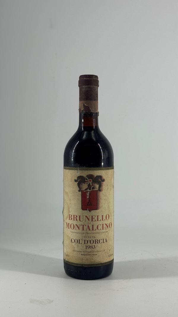 Brunello Di Montalcino  Col D'Orcia 1983 1 Bot
