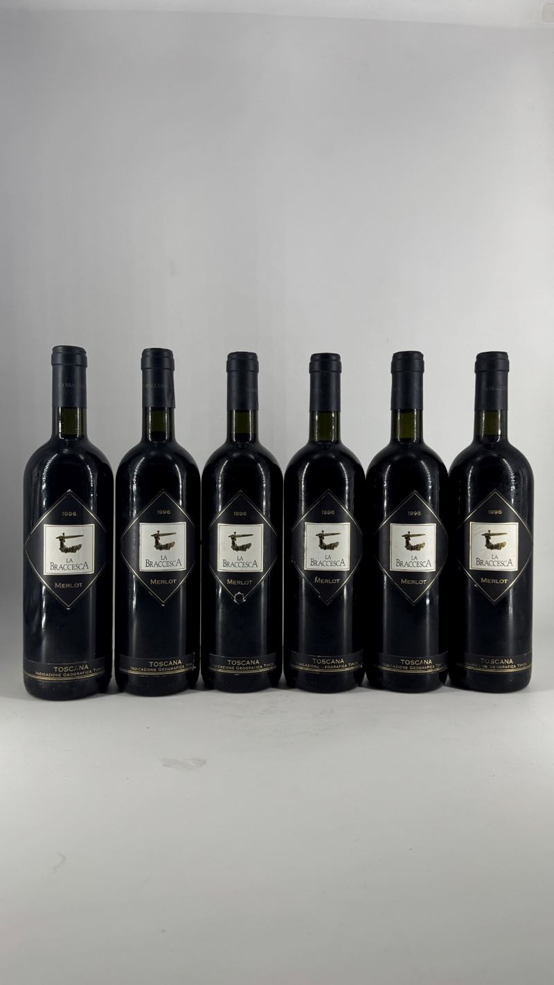 Antinori, Super Tuscan/Merlot La Braccesca, annata 1996 (6 bottiglie)