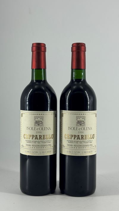 Isole e Olena, Super Tuscan Sangiovese Cepparello 1996 (2 bottiglie)