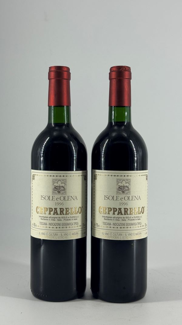 Super Tuscan / Sangiovese Cepparello Isole E Olena 1996 2 Bot