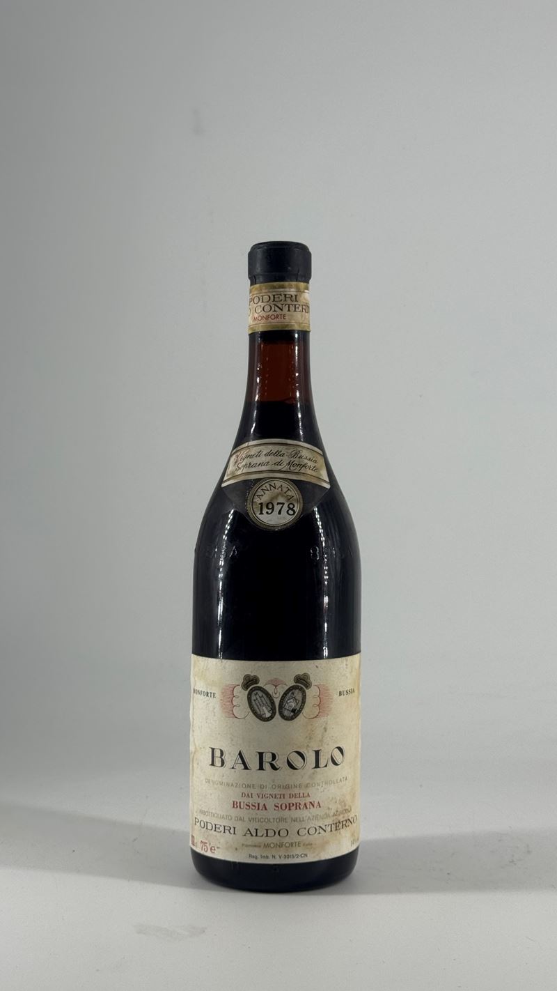 Aldo Conterno, Barolo Bussia Poderi Aldo Conterno 1978 (1 bottiglia), senza riserva