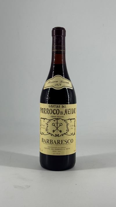 Basarin Parroco di Neive, Barbaresco Riserva Speciale, 1978