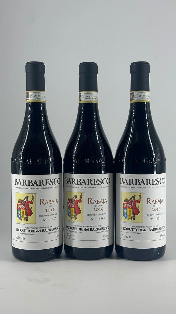 Barbaresco Riserva Rabajà Produttori Del Barbaresco 2016 3 Bot