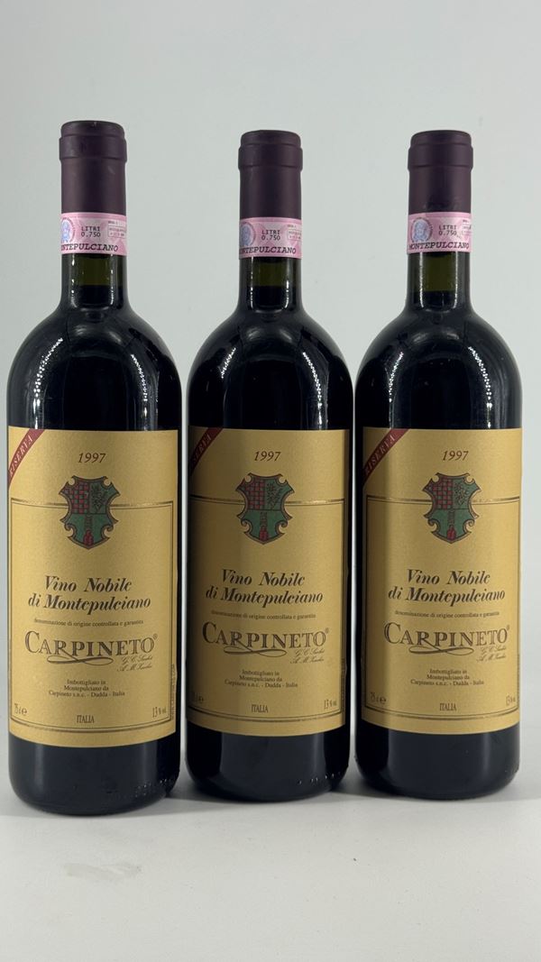 Nobile Di Montepulciano Riserva  Carpineto 1997 3 Bot