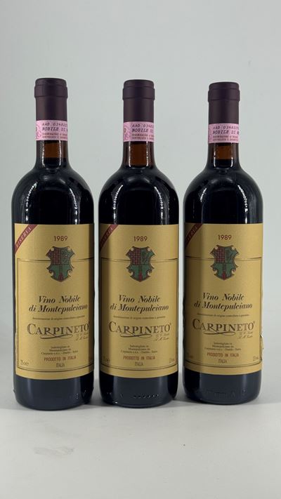 Nobile di Montepulciano Riserva Carpineto, 1989 (3 bottiglie)
