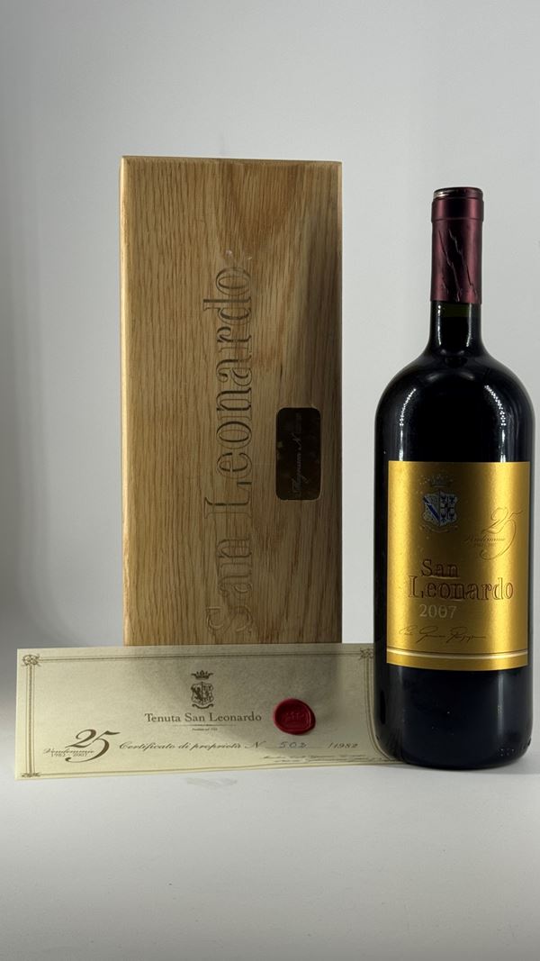 Bordeaux Blend San Leonardo Marchesi Guerrieri Gonzaga 2007 1 Mag