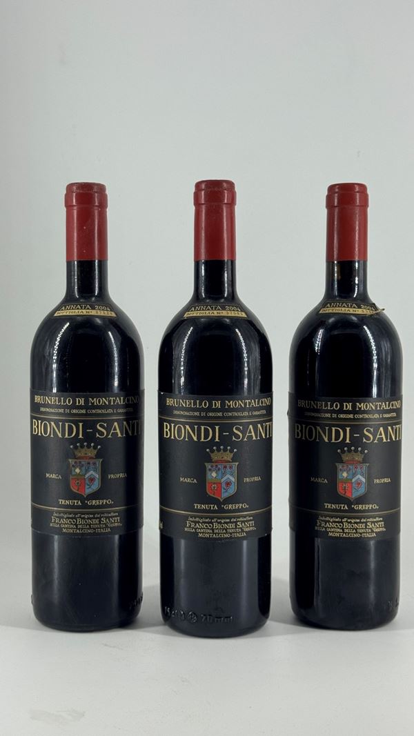 Brunello Di Montalcino  Biondi Santi 2004 3 Bot