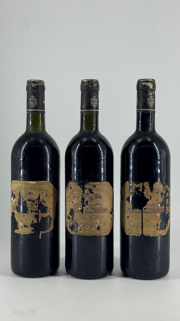 Vigna D'Alceo Castello Dei Rampolla 1998 3 Bot