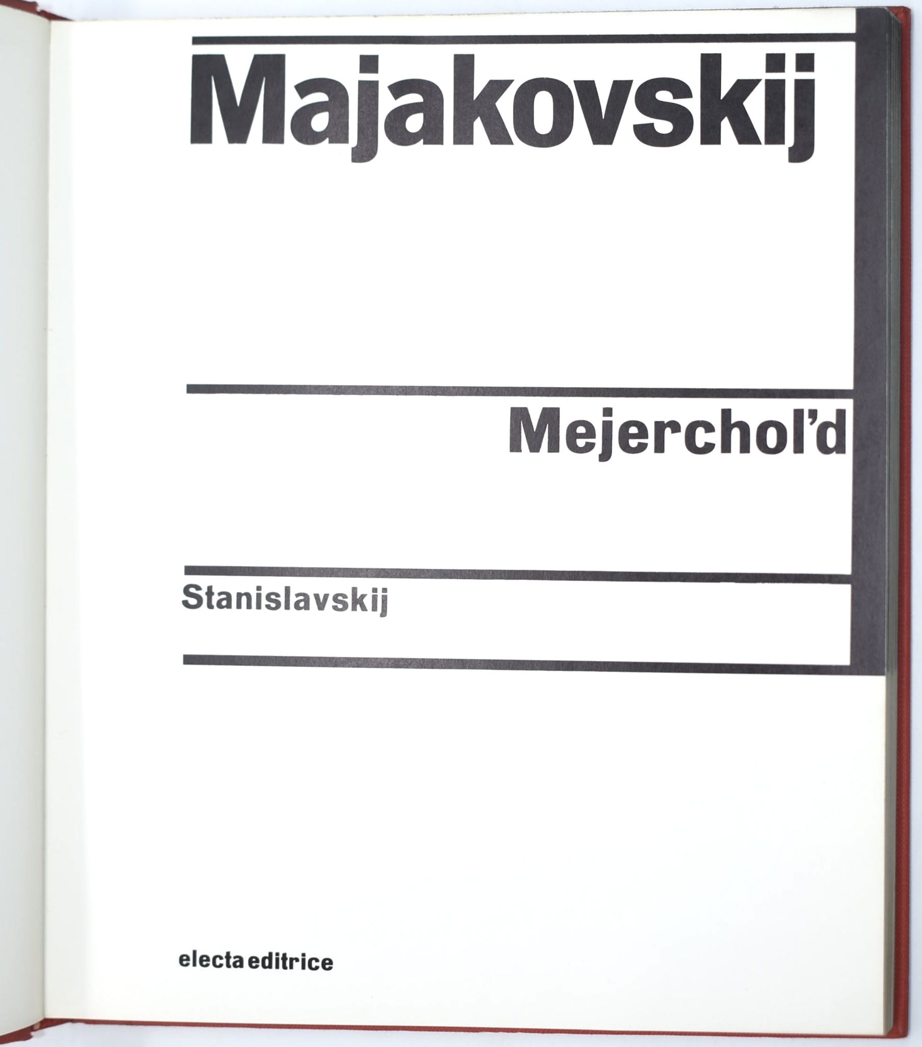 Avanguardie teatrali, danza e Bauhaus: 4 volumi (Majakovskij, Stravinskij, Schawinsky)