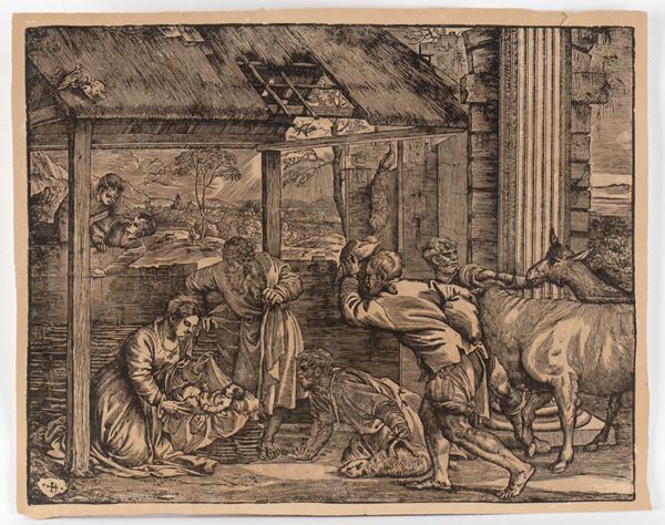 Adorazione dei Pastori, da Tiziano
