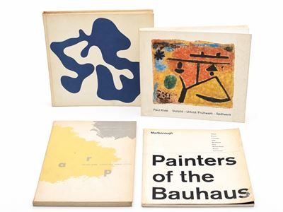 Arp, Klee e avanguardie astratte europee, Quattro volumi (cataloghi e studi illustrati)