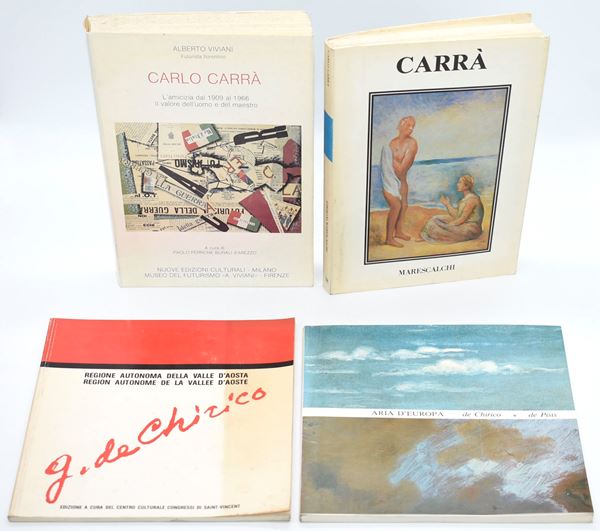 Metafisica, de Chirico e Carrà (4 volumi)