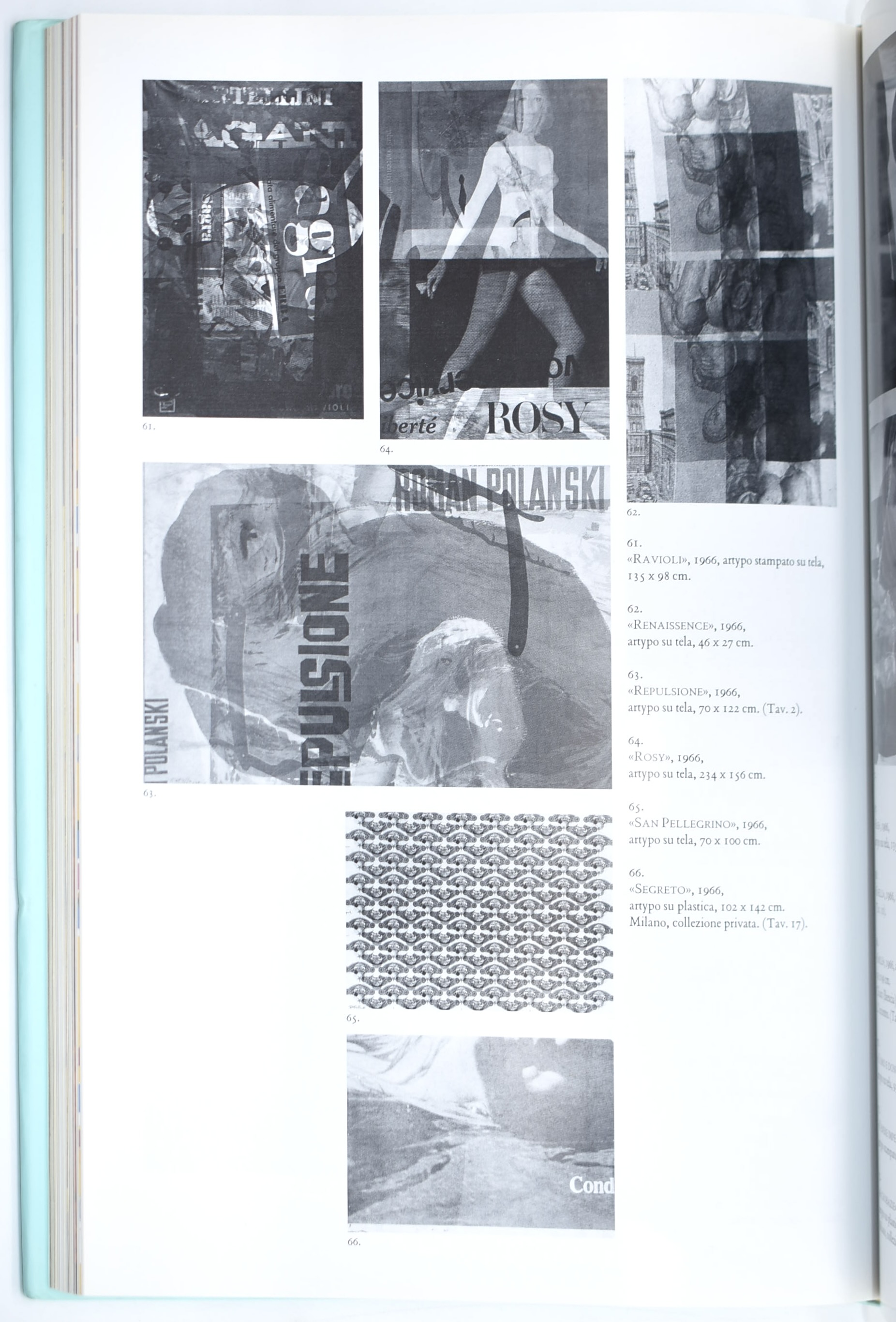 Achille Perilli e Mimmo Rotella, Cataloghi monografici (1992-2004) su carta e opere Artypo