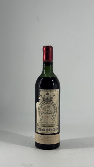 Château Marquis d'Alesme, Margaux 1964, 1 bottiglia