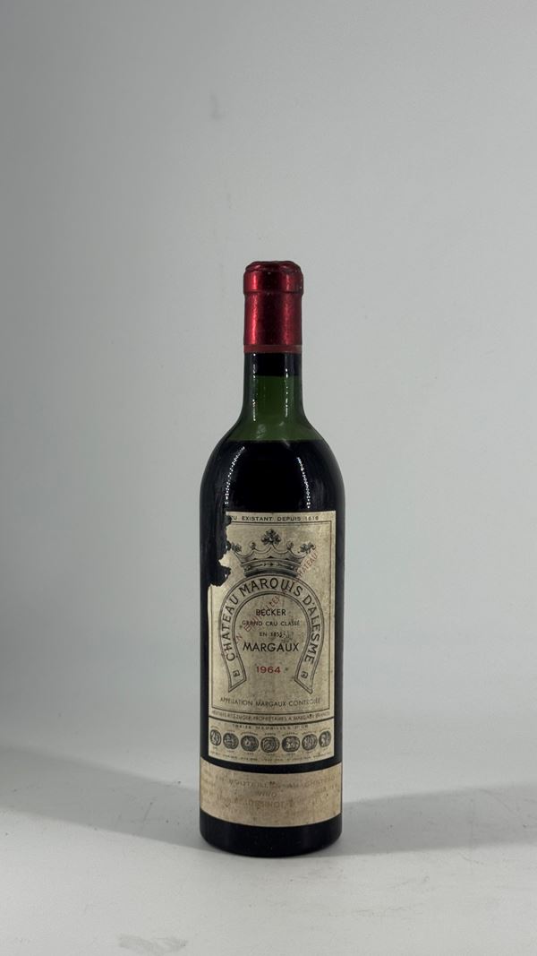 Margaux Château Marquis D'Alesme  1964 1 Bot