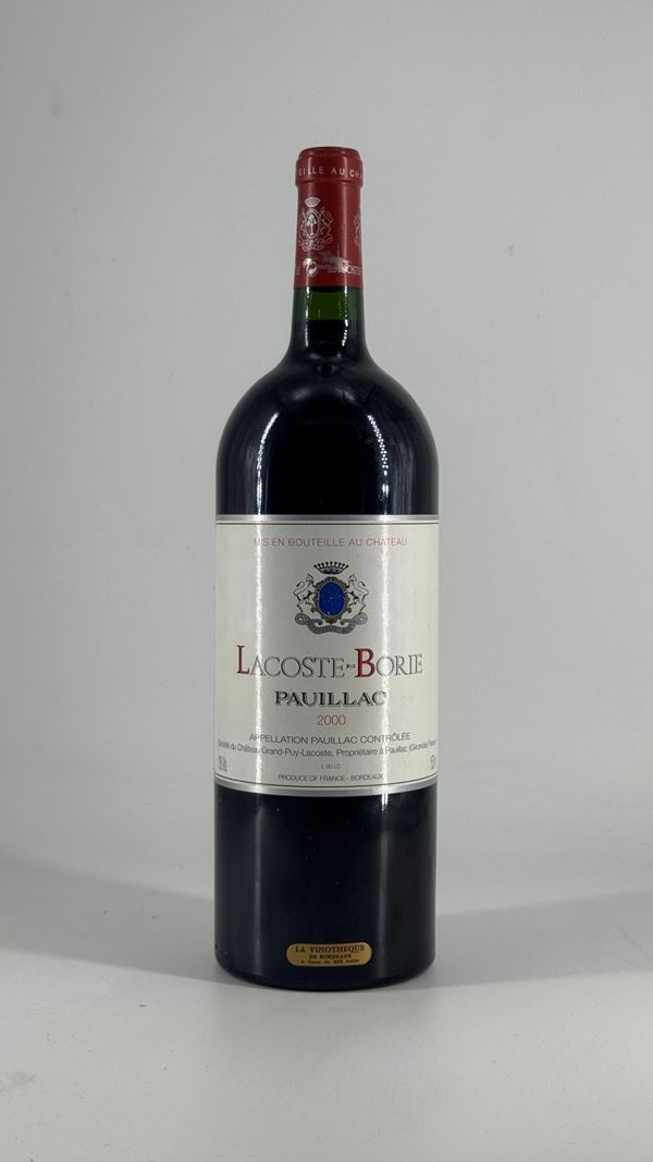Pauillac Château Lacoste-Borie 2000 1 Mag